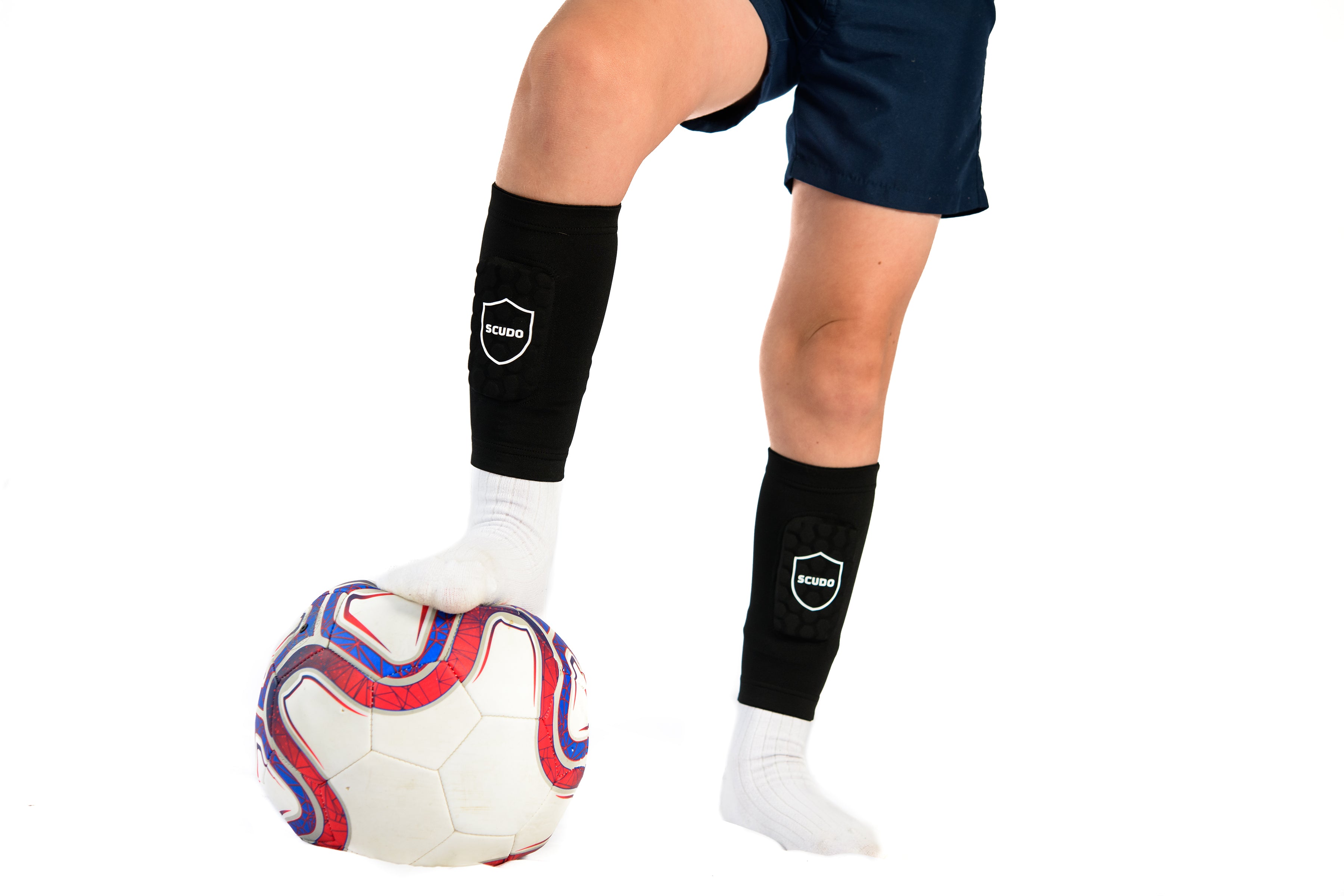 Built-in Compression Shin Pads - Kids