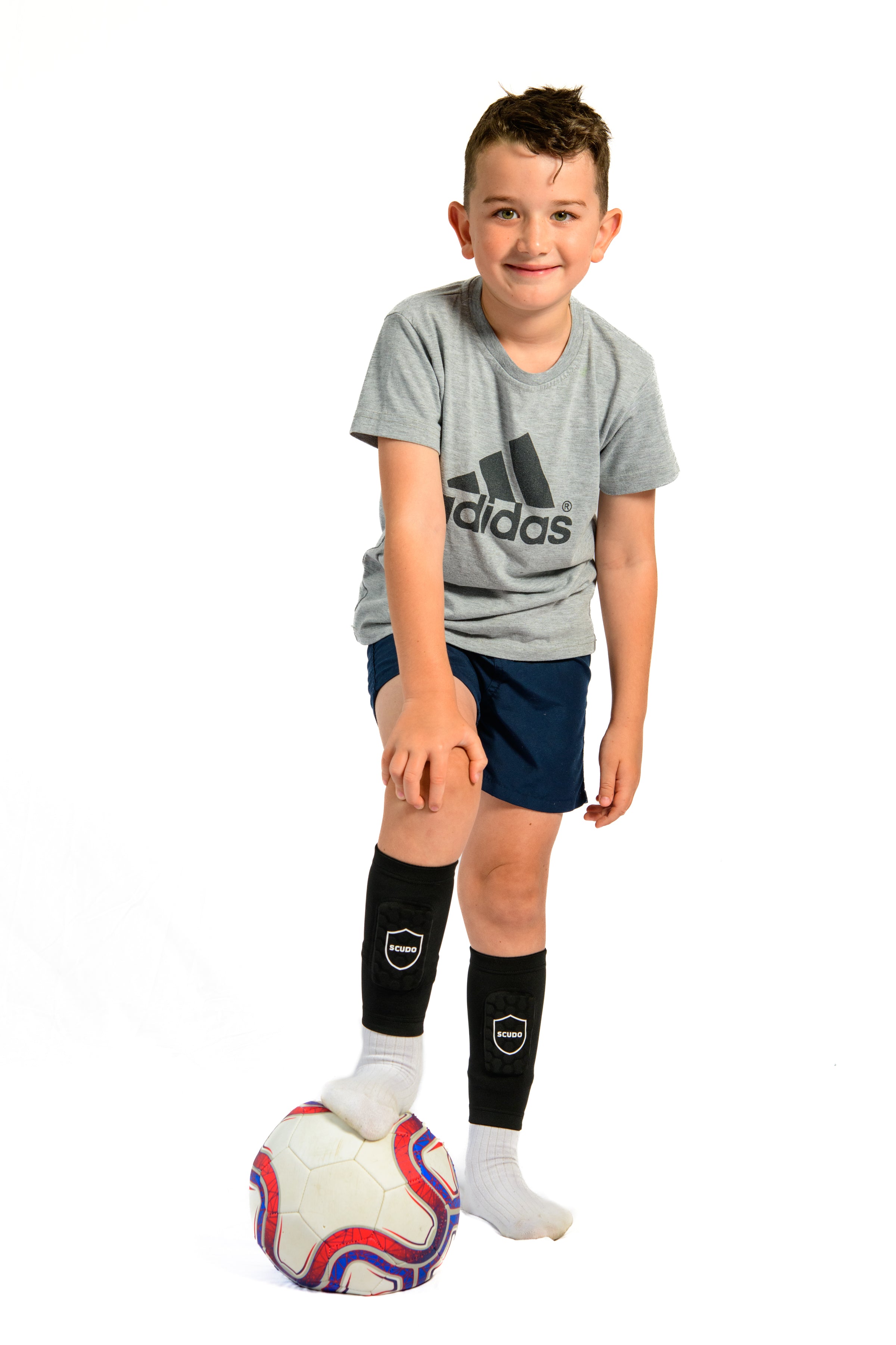 Built-in Compression Shin Pads - Kids
