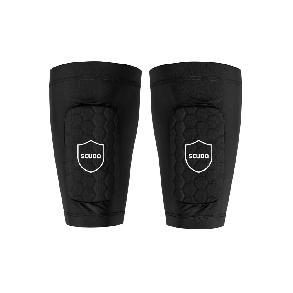 Built-In Compression Shin Pads - Adults